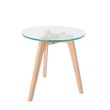 Afbeelding van White Label Living Side Table Bror Set Of 2