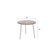 Afbeelding van Dutchbone Pepper Zwart Bijzettafel - 45cm