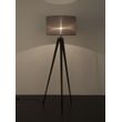 Afbeelding van Zuiver Tripod Vloerlamp Zwart Grijs