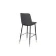 Afbeelding van White Label Living Barstool Lionel Dark Grey