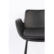 Afbeelding van Zuiver Brit Counterstoel LL Black