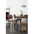 Afbeelding van White Label Living Chair Jake Worn Brown