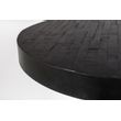 Afbeelding van White Label Living Bistro Table Maze Round Black
