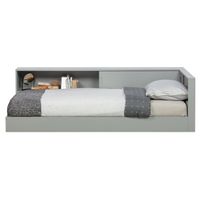 Woood Connect Hoekbed Grijs