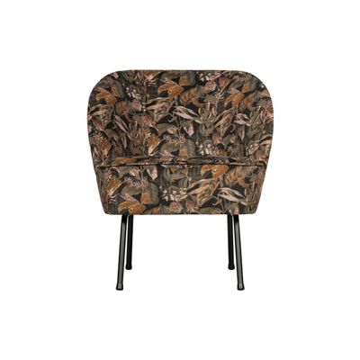 BePureHome Vogue Fauteuil Fluweel Bouquet Zwart BePureHome Vogue Fauteuil Fluweel Bouquet Zwart