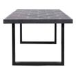 Afbeelding van Richmond Interiors Eettafel Blax 230x100 (Zwart)
