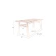 Afbeelding van Dutchbone Crude Eettafel - 180 CM