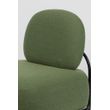 Afbeelding van White Label Living Lounge Chair Polly Green