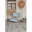 Afbeelding van White Label Living Floor Lamp Lena Brass