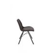 Afbeelding van Zuiver Brent Air Stoel Chocolate Black
