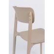 Afbeelding van White Label Living Chair Clive Light Brown