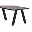 Afbeelding van Woood Tablo Tafelblad Teak/metaal 200x90