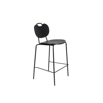 White Label Living Counter Stool Aspen Wood Black White Label Living Counter Stool Aspen Wood Black