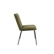 Afbeelding van White Label Living Chair Floke Velvet Olive