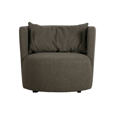 VT Wonen Explore Fauteuil Bouclé Bruin VT Wonen Explore Fauteuil Bouclé Bruin