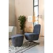 Afbeelding van Zuiver Dusk Hocker Donkergrijs