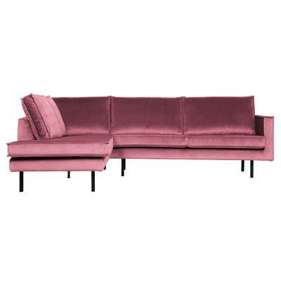 BePureHome Rodeo Hoekbank Links Roze BePureHome Rodeo Hoekbank Links Roze