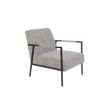 Afbeelding van White Label Living Lounge Chair Wakasan Light Grey