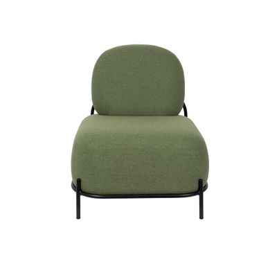 White Label Living Lounge Chair Polly Green White Label Living Lounge Chair Polly Green