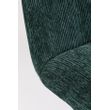 Afbeelding van White Label Living Lounge Chair Belmond Rib Green