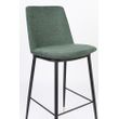 Afbeelding van White Label Living Barstool Lionel Dark Green