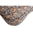 Afbeelding van BePureHome Macaroni Bankje Fluweel Bouquet Zwart - 165 CM