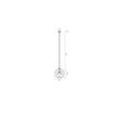 Afbeelding van White Label Living Pendant Lamp Lauren L