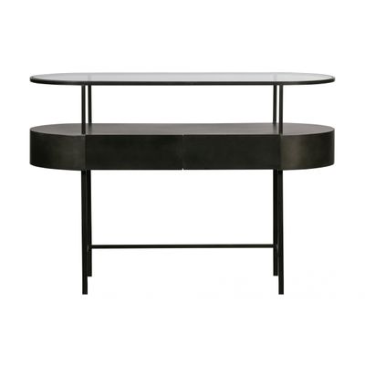 Woood Imani Bijzettafel Metaal Donkergrijs Woood Imani Bijzettafel Metaal Donkergrijs