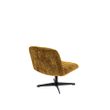 Afbeelding van White Label Living Lounge Chair Belmond Rib Ochre