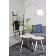 Afbeelding van White Label Living Side Table Daven White Set Of 2