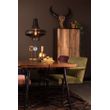Afbeelding van Dutchbone Stitched Armstoel Velvet Paars