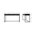 Afbeelding van Woood Exclusive Silas Bureau Zwart