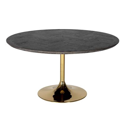 Richmond Interiors Eettafel Blackbone gold rond Ø140 (Goud) Richmond Interiors Eettafel Blackbone gold rond Ø140 (Goud)