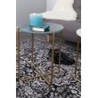 Afbeelding van White Label Living Side Table Timpa Marble Green