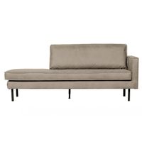 BePureHome Rodeo Daybed Rechts Elephant Skin