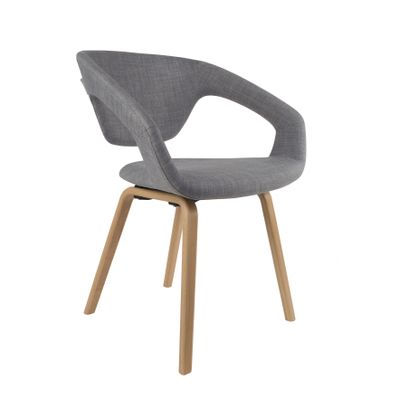 Zuiver Flexback Stoel Naturel Grijs Zuiver Flexback Stoel Naturel Grijs