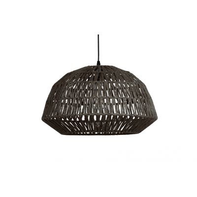 Woood Kace Hanglamp Jute Zwart Woood Kace Hanglamp Jute Zwart