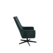 Afbeelding van White Label Living Lounge Chair Bruno Rib Green