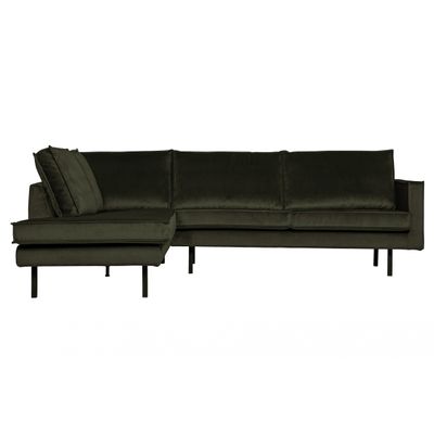 BePureHome Rodeo Hoekbank Links Green Hunter BePureHome Rodeo Hoekbank Links Green Hunter