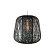 Afbeelding van Woood Moza Hanglamp Bamboe Zwart - 100 CM