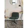 Afbeelding van White Label Living Lounge Chair Belmond Rib Green