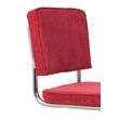 Afbeelding van Zuiver Ridge Stoel Brushed Rib Rood