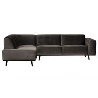 BePureHome Statement Hoekbank Links Taupe