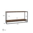 Afbeelding van Richmond Interiors Wandtafel Raffles, gerecyceld hout