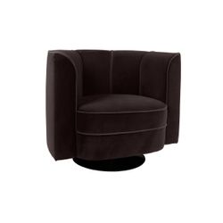 Dutchbone Flower Lounge Chair Zwart