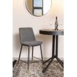 Afbeelding van White Label Living Counter Stool Lionel Dark Grey