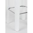 Afbeelding van White Label Living Barstool Up-High White