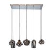 Afbeelding van Richmond Interiors Hanglamp Crosley met 8 verschillende lampen (Zilver)