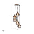 Afbeelding van Richmond Interiors Hanglamp Camdon
