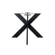 Afbeelding van Richmond Interiors Poot Industrial Oakura Spider (zwart)